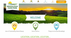Desktop Screenshot of broadleighfarm.co.uk