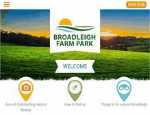 Tablet Screenshot of broadleighfarm.co.uk